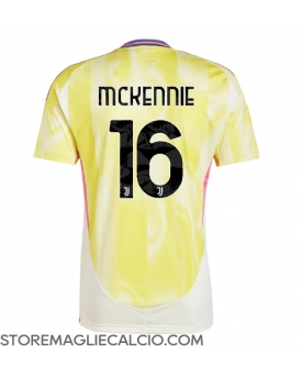 Juventus Weston McKennie #16 Maglia Gara Trasferta Repliche 2024-25